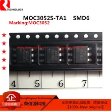 10 50 шт./лот MOC3052S TA1 2020 + MOC3052 оптрон симистор AC OUT 1 CH 600V 6 Pin SMD T/R