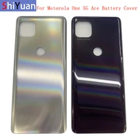 back battery cover rear door panel housing case for motorola moto one 5g ace battery cover replacement part