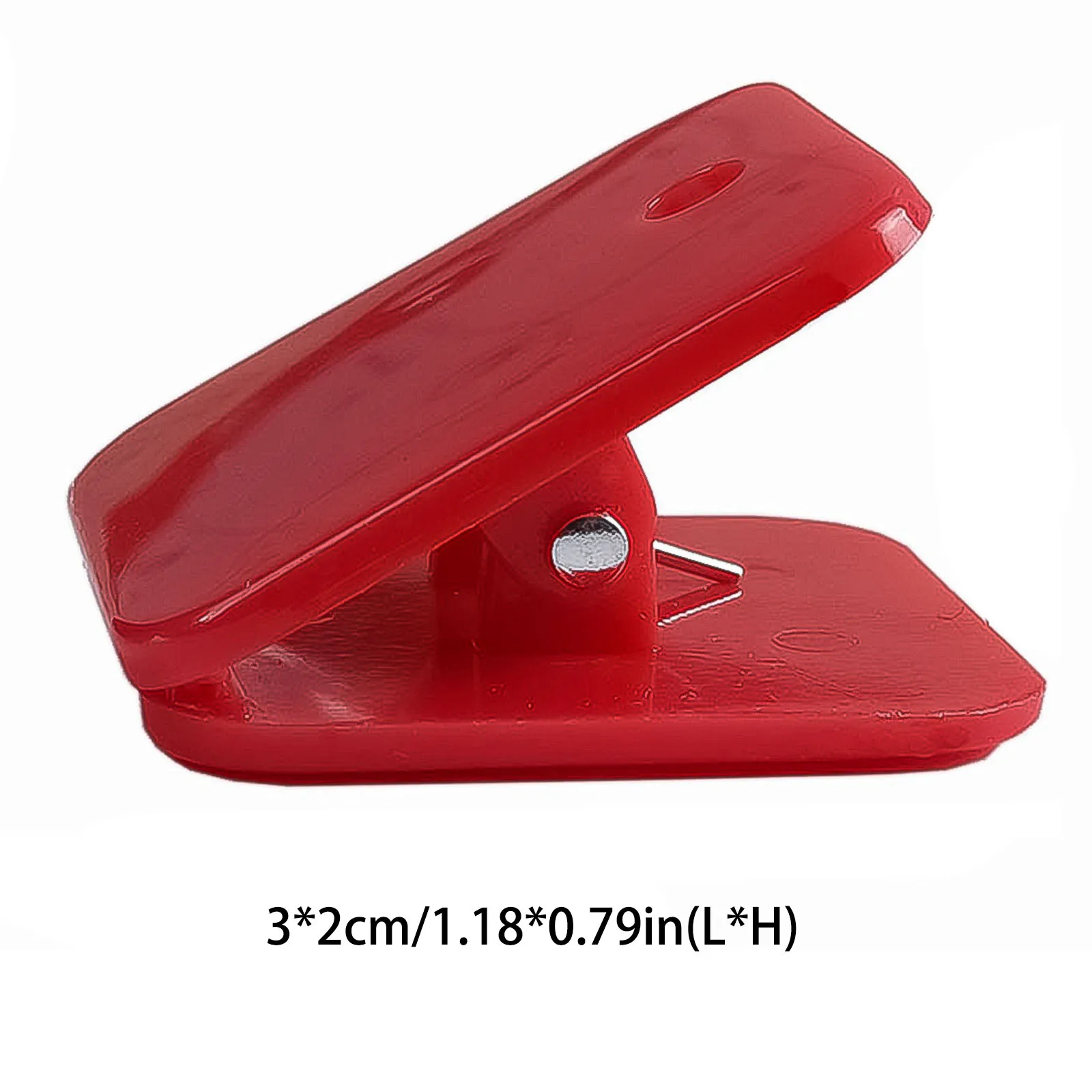 

Portable New Storage Plastic Bags Bill Seal Sealing Bags 60pcs Sealer Clamp Plastic Tools Accessories Clips Red + White + Black