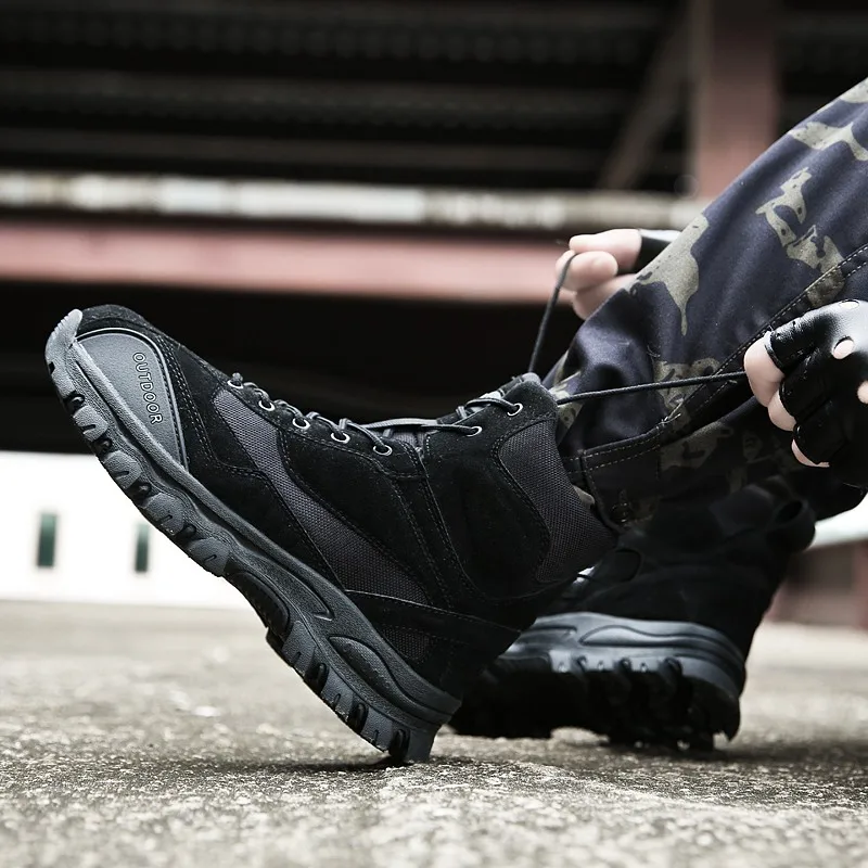 Ботильоны армейская рабочая обувь размера плюс 39 47 военные тактические мужские