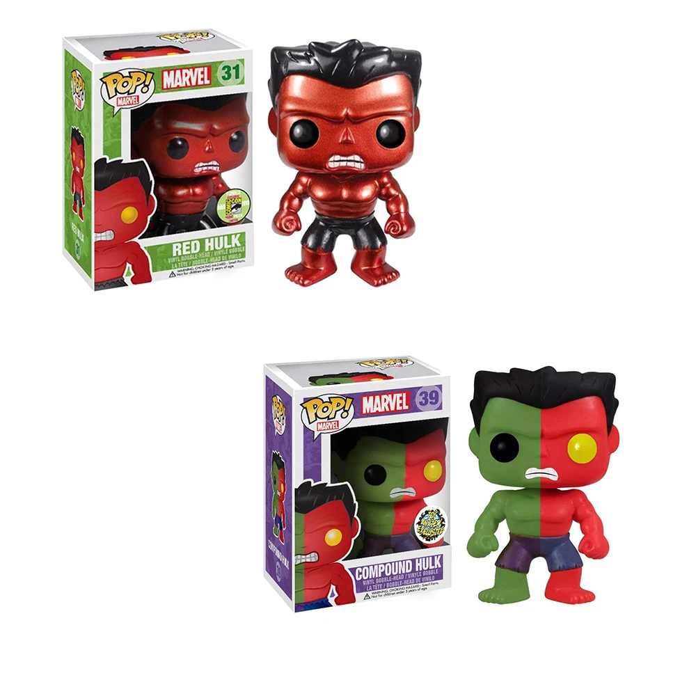 MARVEL RED HULK смесь Халк фигурки модель игрушки для детей рождественские подарки на