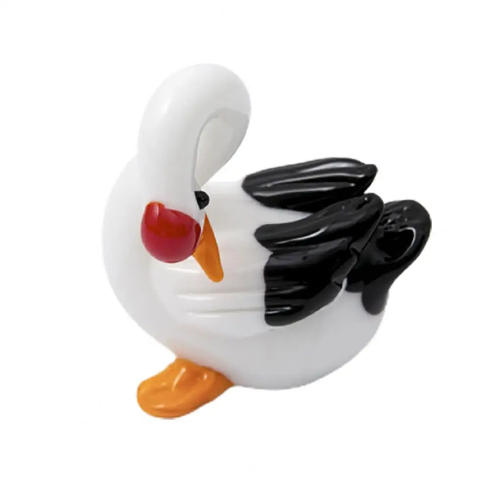 Милый лебедь украшения с рисунком героев из мультфильма Настольный Декор стекло