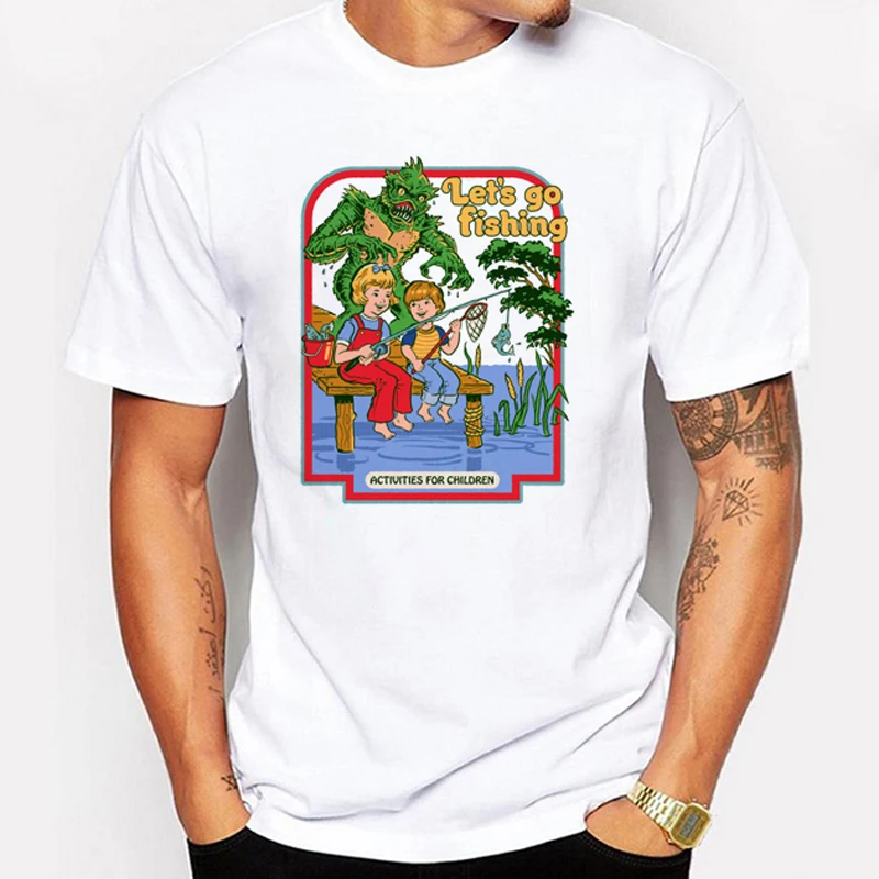 Мужская Уличная Футболка с принтом супернатура сатана футболка let's summon demons