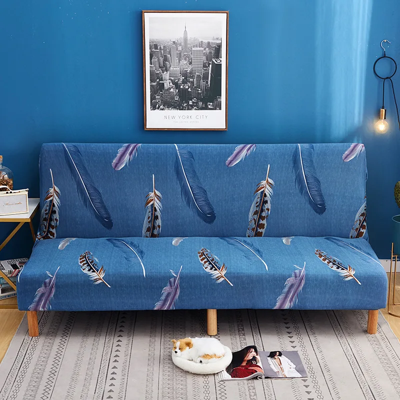 

Floral Sofa Bed Cover Chaise Lounge Cover Modern Elastic Slipcovers Funda Sofa Couch Cover Stretch Folding Furniture Protected