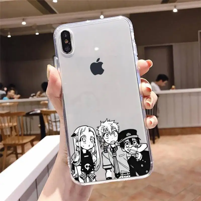 

Hanako kun Phone Case Transparent soft For iphone 5 5s 5c se 6 6s 7 8 11 12 plus mini x xs xr pro max
