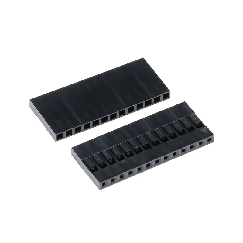 20 шт. 2 контактный разъем Dupont 3 4 5 7 8 10 12 13 однорядный 54 мм корпус с сквозным