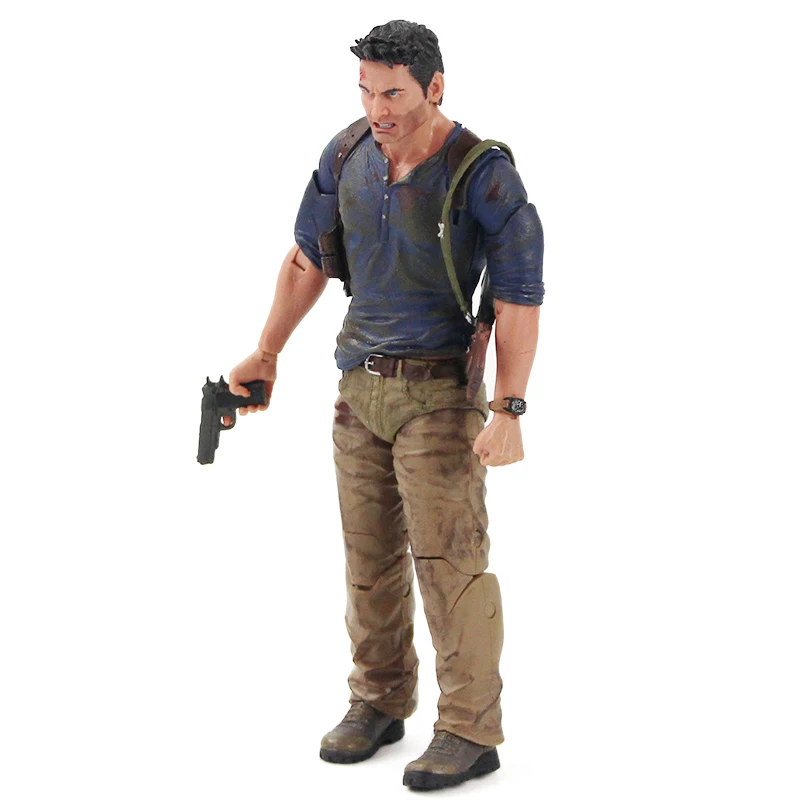 NECA-figuras de acci&oacute;n de NATHAN DRAKE, colecci&oacute;n de figuras de acci&oacute;n de 17cm-2