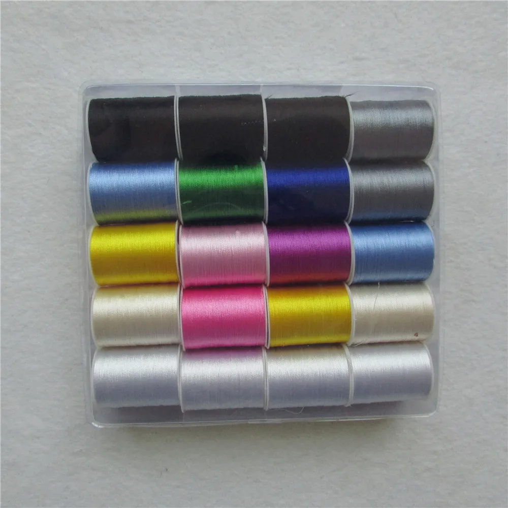 60 ярдов/шт разные цвета высокое качество вискоза многоцветная вышивка нитки для