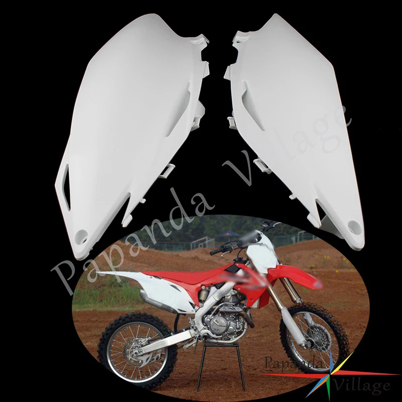 

For Honda CRF250R 2010-2013 CRF450R 2009-2012 Motorcycle Side Cover Cowl Side Frame Guard Motorbike Plastic Side Fairing Kit