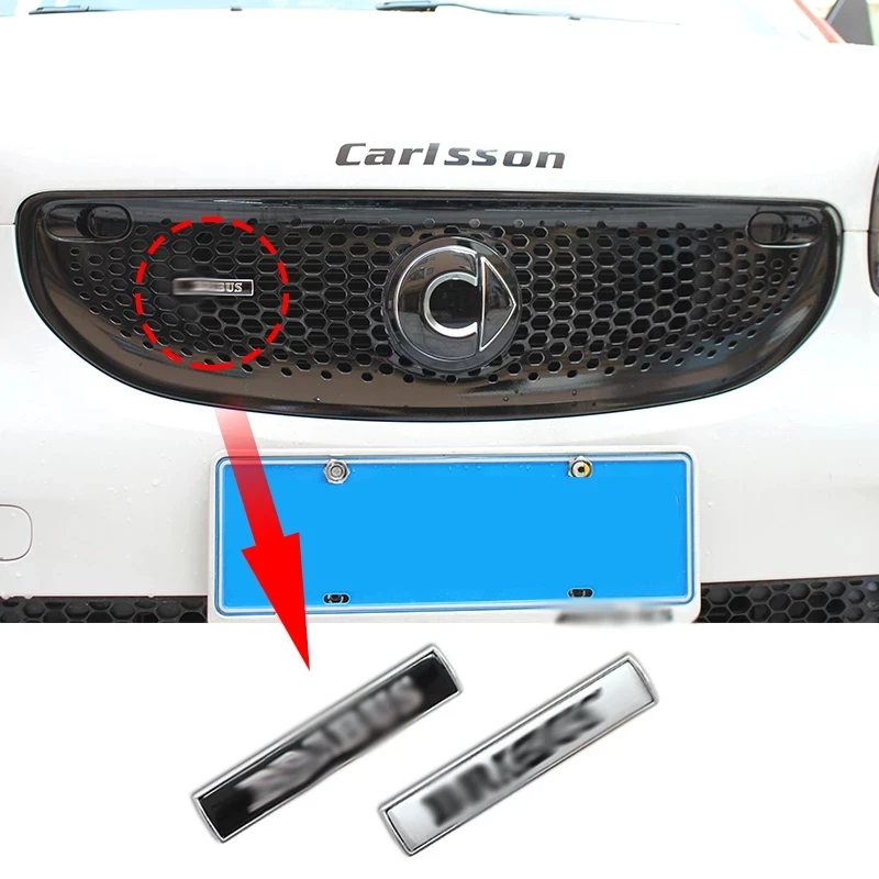 

For Smart Fortwo 453 451 450 Auto Metal Sticker 3D Stereo Logo Sticker For BRABUS Car Accessories Exterior Modification