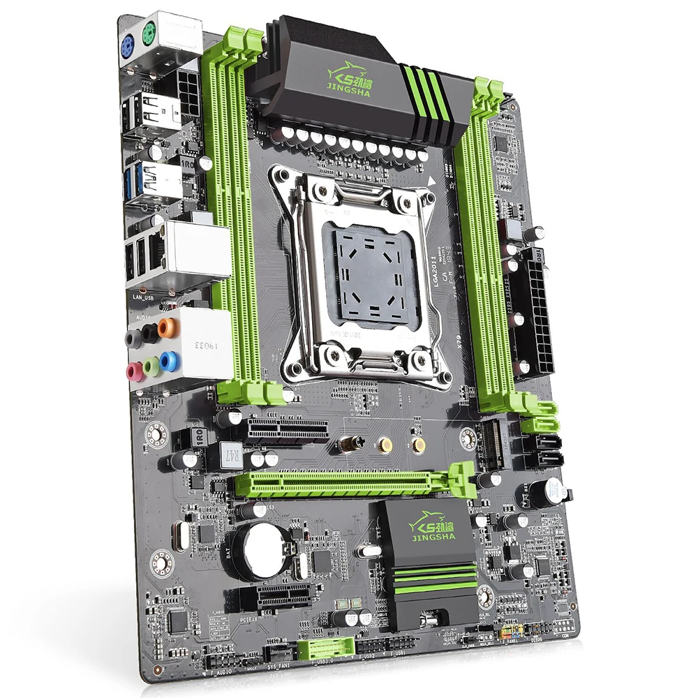 Jingsha X79 материнская плата M.2 высокоскоростной E5 LGA2011 V2 процессор DDR3 64 Гб материнская плата PCI-E3.0 NVME ATX