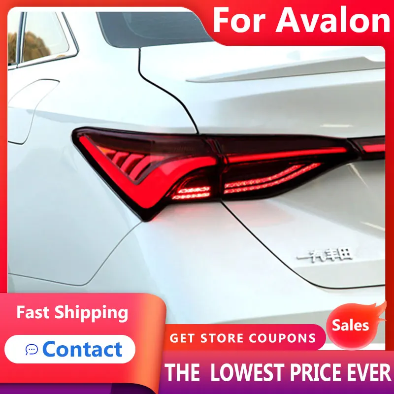 

HANA для автомобиля Toyota Avalon 2018-2020 Avalon задняя фара светодиодные противотуманные фары s DRL дневные ходовые огни тюнинг автомобильные аксессуары ...