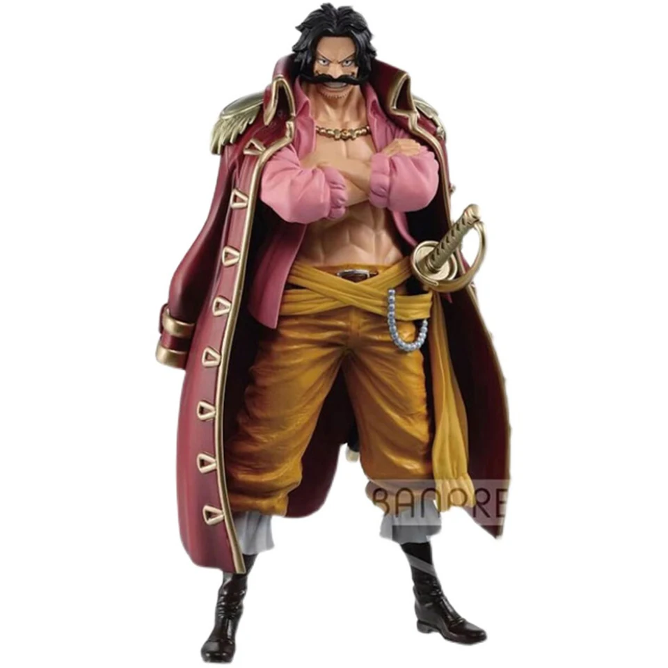 

Tronzo Original Banpresto One Piece DXF Great channel Wano country Gol D Roger PVC Action Figure Model Toys Collections For Gift