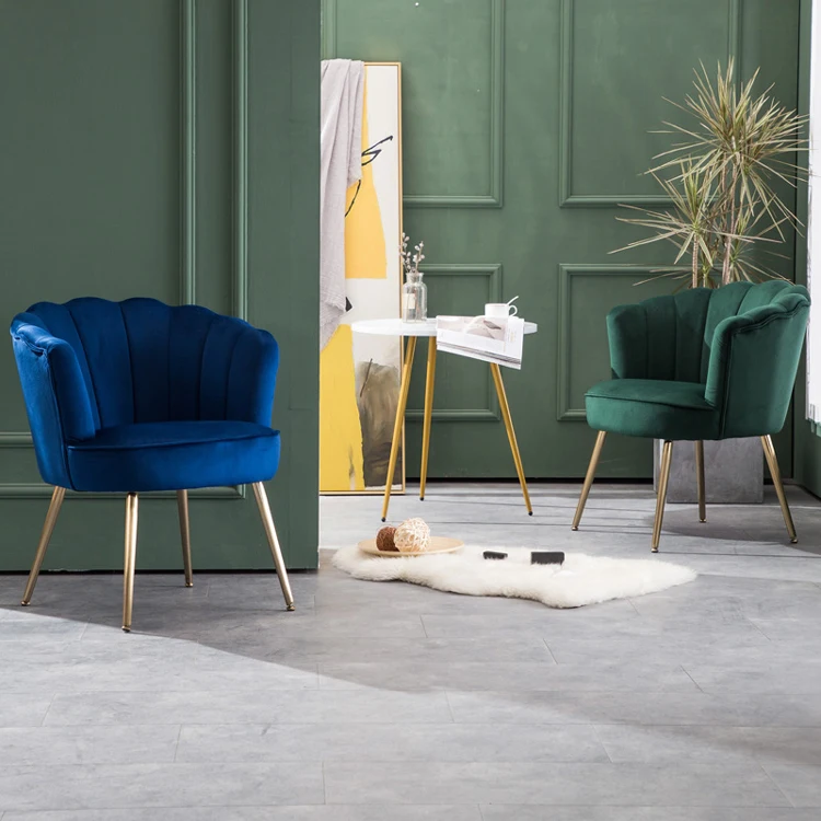 Роскошный удобный тканевый Одноместный стул мебель для гостиной балкона спальни