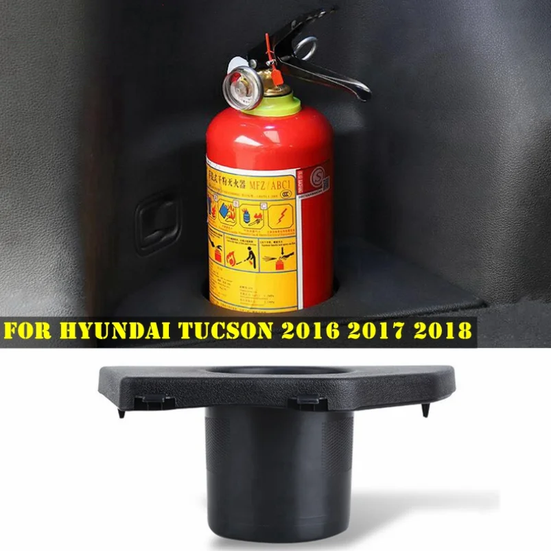 

For Hyundai Tucson 2016 2017 2018 Plastic Fire Extinguisher installation Holder Case Cover Trim