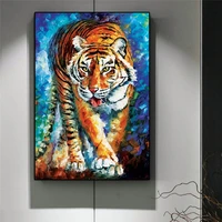 animal picture canvas printed painting modern tiger wall art posters and prints for living room nordic decoration home artwork