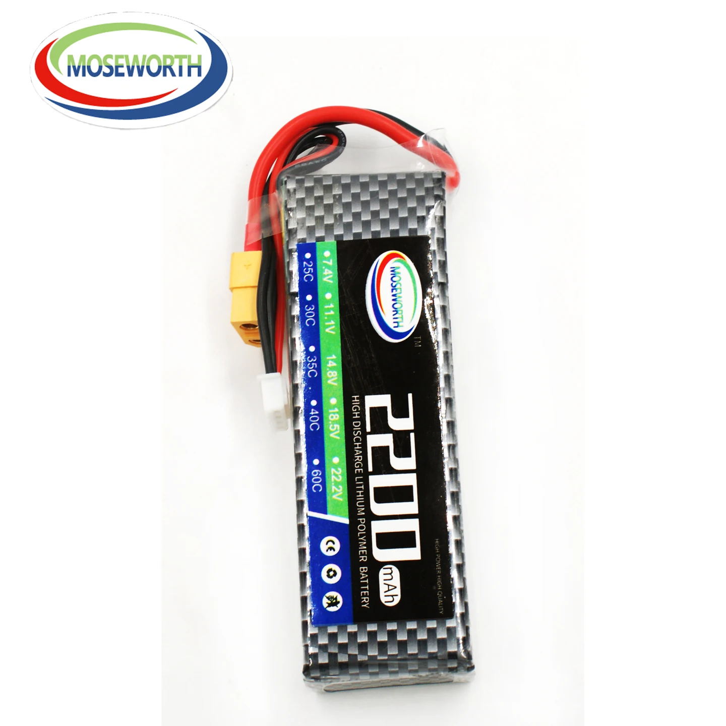4s 148 v 2200 мач 60c rc mosworth для квадрокоптера