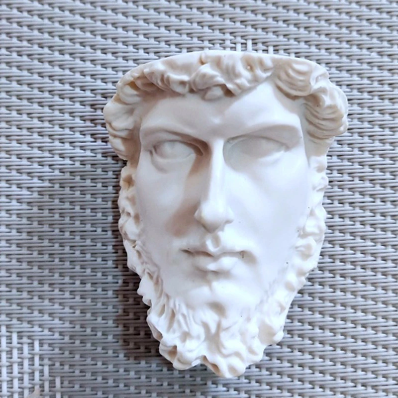 Магнит для холодильника винтажной скульптуры с наклейкой Бетховен, Александр, Бруто, Микеланджело, Аполлон, Римская статуя.