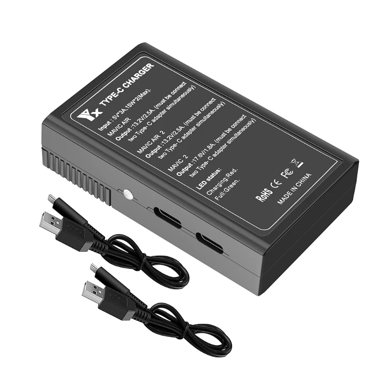 

Multiple Car Charger Compatible for D-JI Mavic 2 Pro Zoom Drone Accessories Fast Charging Cable Quick Charge 3.0