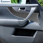 Полоса внутренней отделки передней двери автомобиля, наклейка из углеродного волокна, стильные аксессуары для Infiniti FX 2009-2013 QX70 2014-2017