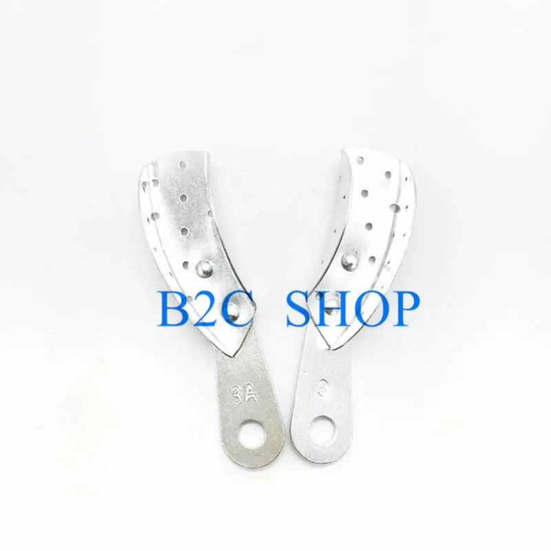 10 шт. стоматологический алюминиевый поднос с отверстиями для протезов| |