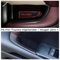 lapetus door handle armrest container holder tray storage box fit for toyota highlander kluger 2014 2019 interior parts