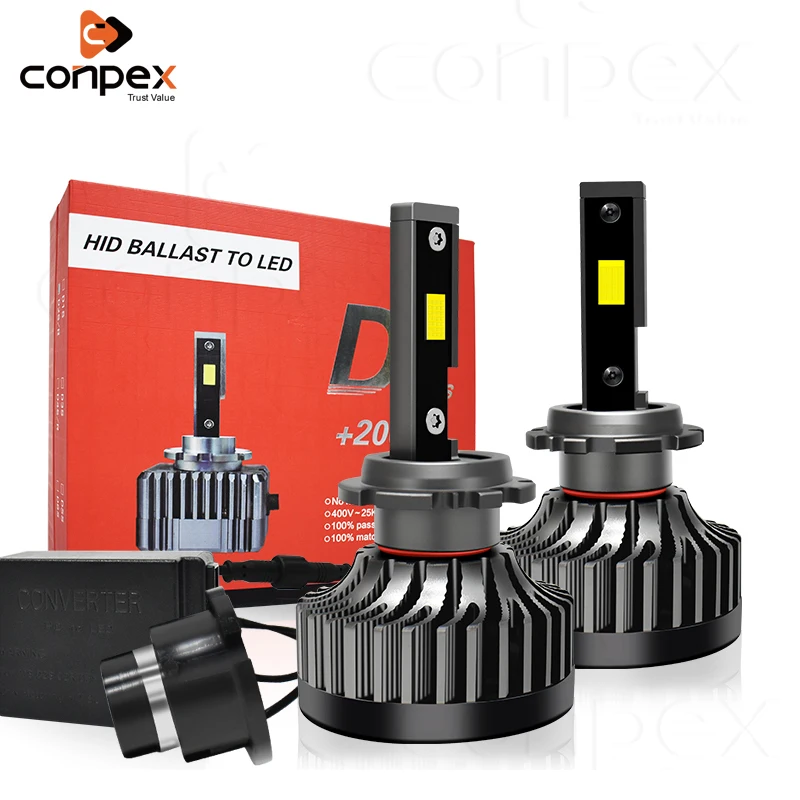 

Фары автомобильные Conpex D1S D4S D2S LED Canbus, 100 Вт, 2 шт.