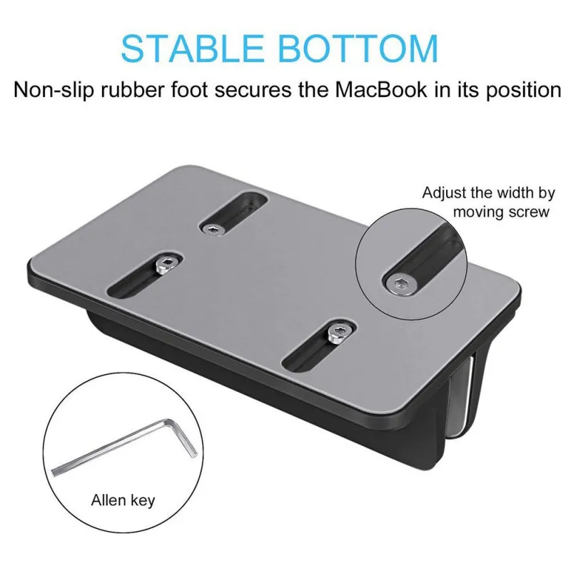 Универсальная вертикальная подставка для ноутбука настольная сплав экономия