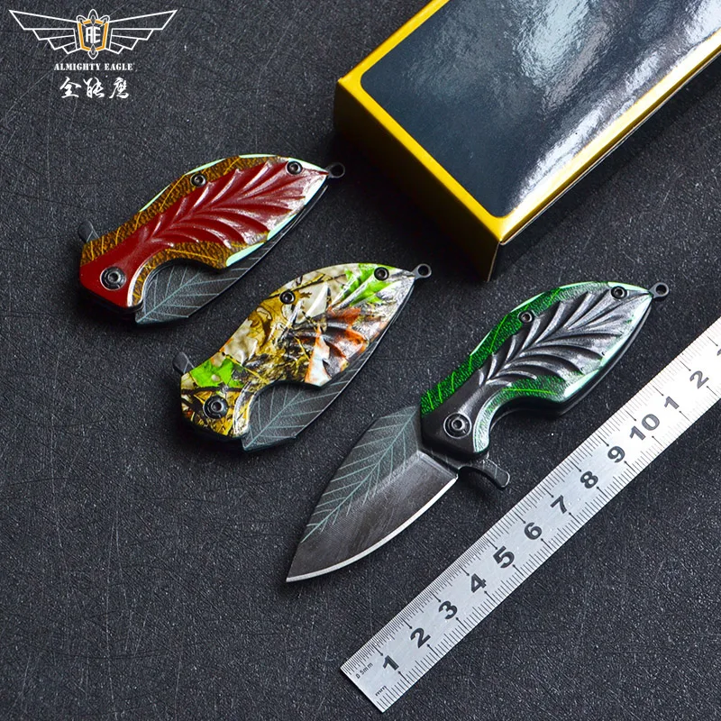 Универсальный стальной нож для повседневного использования уличный мини в форме