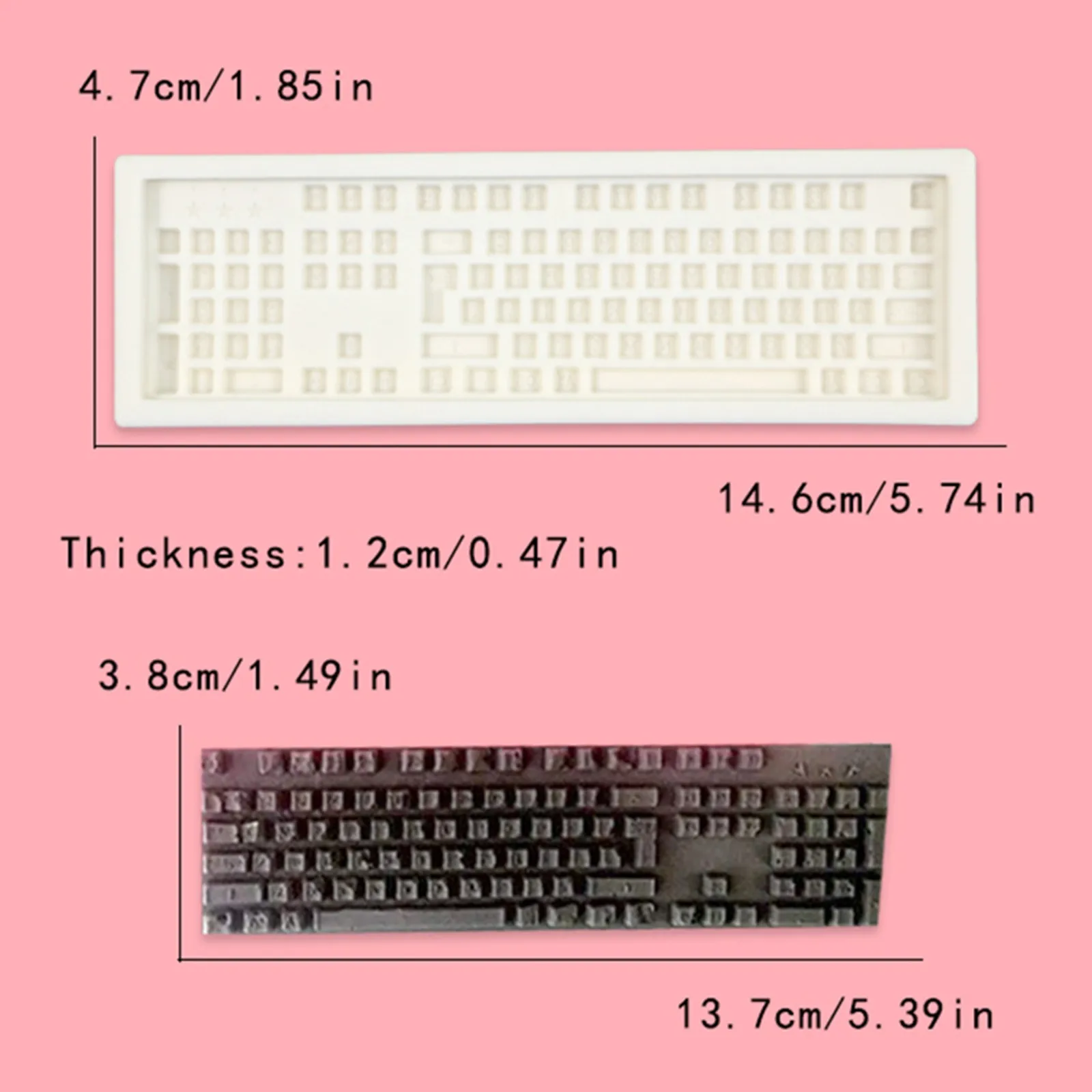 Gamepad Keyboard Silicone Mold Series Chocolate Baking Epoxy Mold Kitchen Cooking Bakeware Maker DIY Cake Decorating Tools
Gamepad Keyboard Silicone Mold Series Chocolate Baking Epoxy Mold Kitchen Cooking Bakeware Maker DIY Cake Decorating Tools