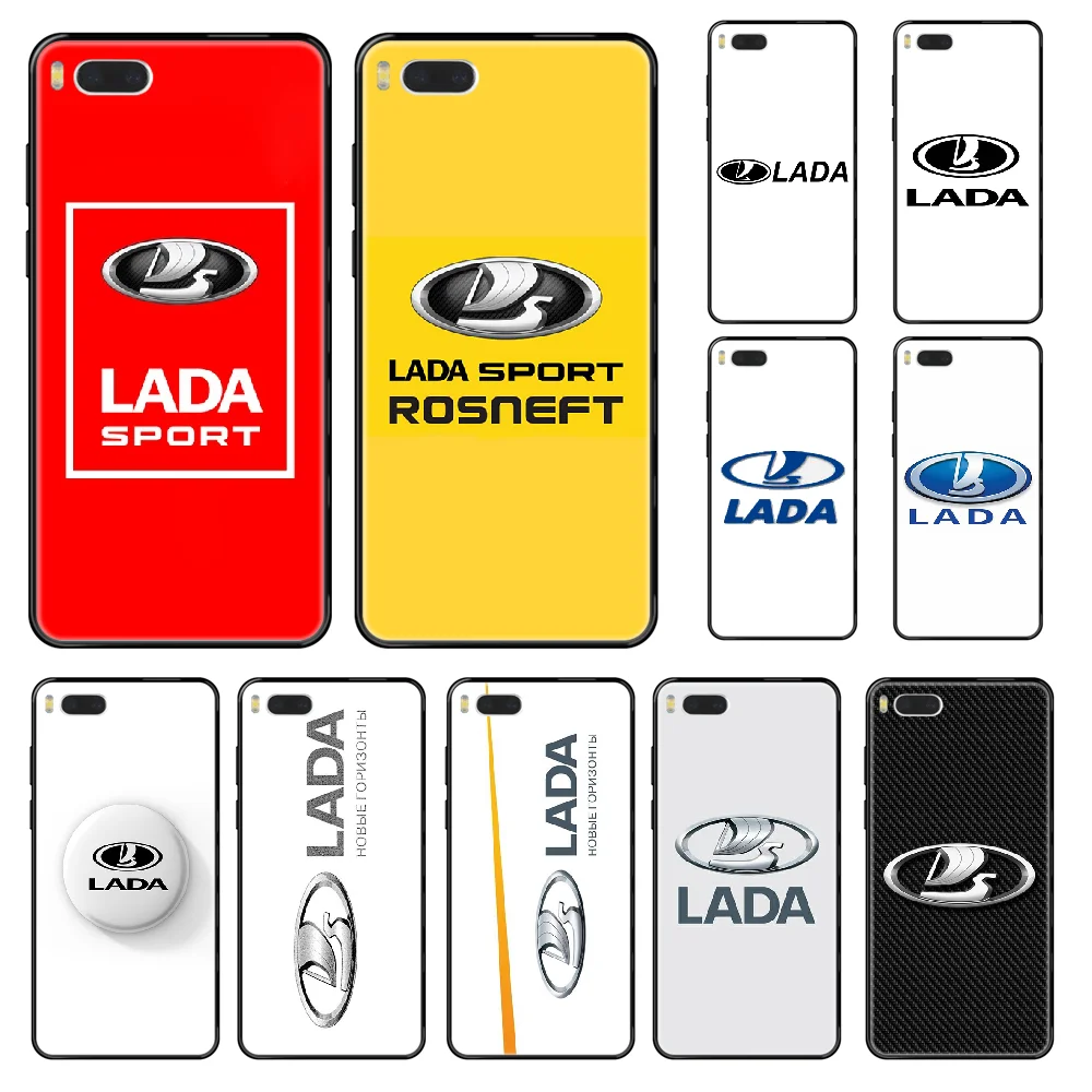 

Car Logo Lada Phone case For Xiaomi Redmi Mi 3 5 6 8 9 A1 2 Max3 Mix2 X SE Lite Pro black pretty cover art back 3D waterproof