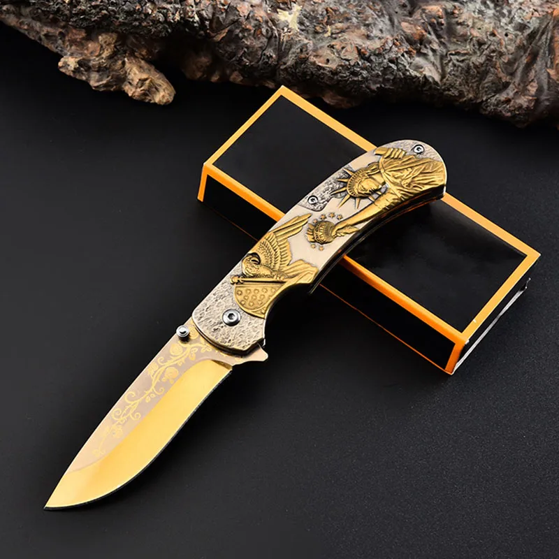 

57HRC Stainless Steel Outdoor Folding Knife Multifunctional Self-defense Outdoor Knife Survival Tactical Knifes