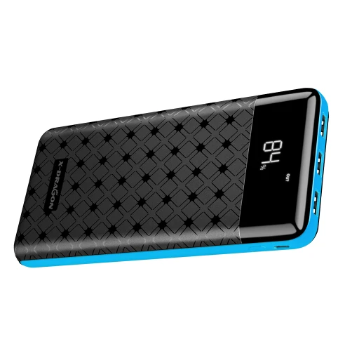 blue power bank X-DRAGON power Bank 25000 мАч внешний аккумулятор банк Quick Charge power Bank с 3 USB выходом для iPhone samsung huawei Xiaomi - Цвет: blue power bank