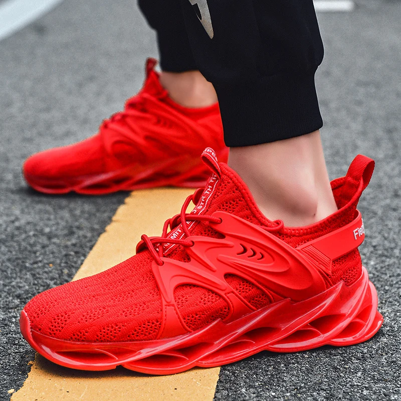 

2021 New Outdoor Men Free Running For Men Jogging Walking Sports Shoes High-quality Lace-up Athietic Breathable Blade Sneakers