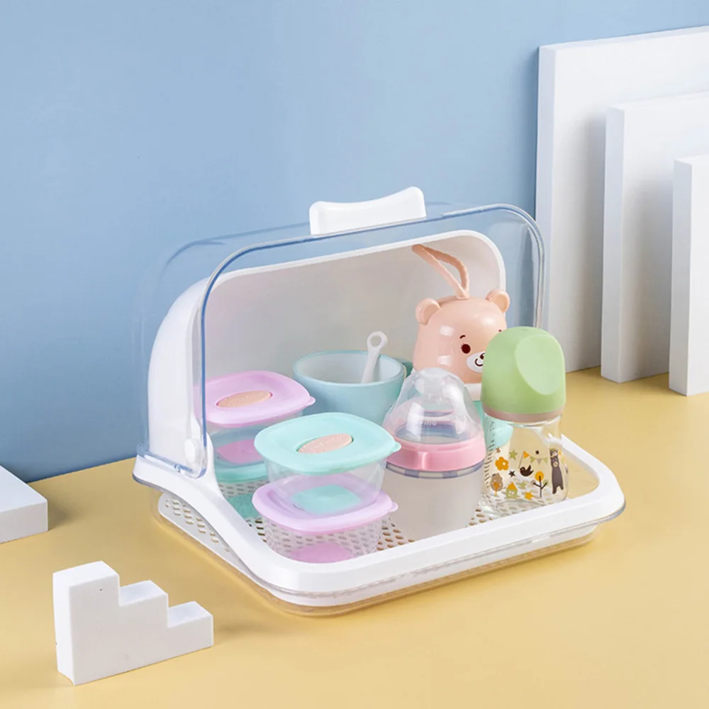 

1pc Baby Bottle Storage Holder Kitchen Draining Box Water Cup Organizer