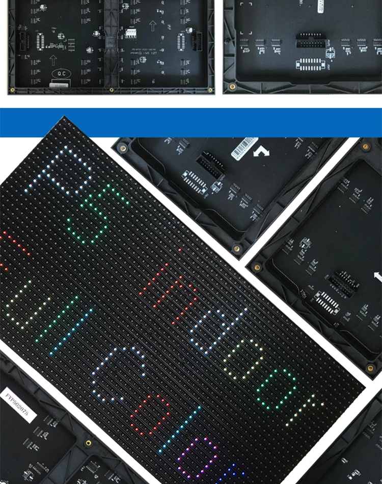 64x32 пикселя P5mm внутренний 2121 SMD(3 в 1) полноцветный светодиодный дисплей Размер