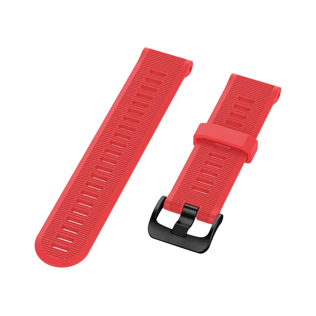Ouhaobin силиконовый ремешок для Garmin Forerunner 945/935/Fenix 5/Plus силиконовый сменный ремешок 22 мм аксессуары для браслетов - Цвет: RD