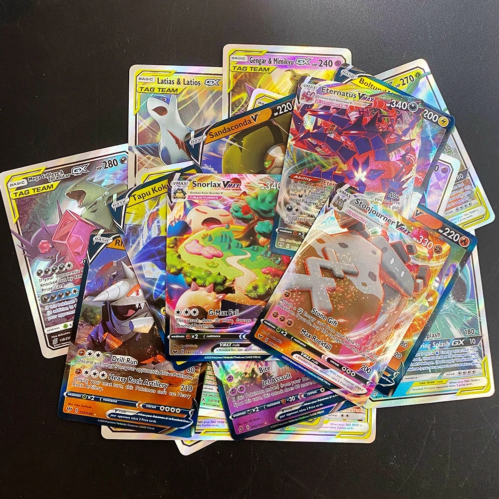 Альбом Pokemon Cards V MAX GX коллекционная сумка для хранения 55-300 шт. | Игрушки и хобби
