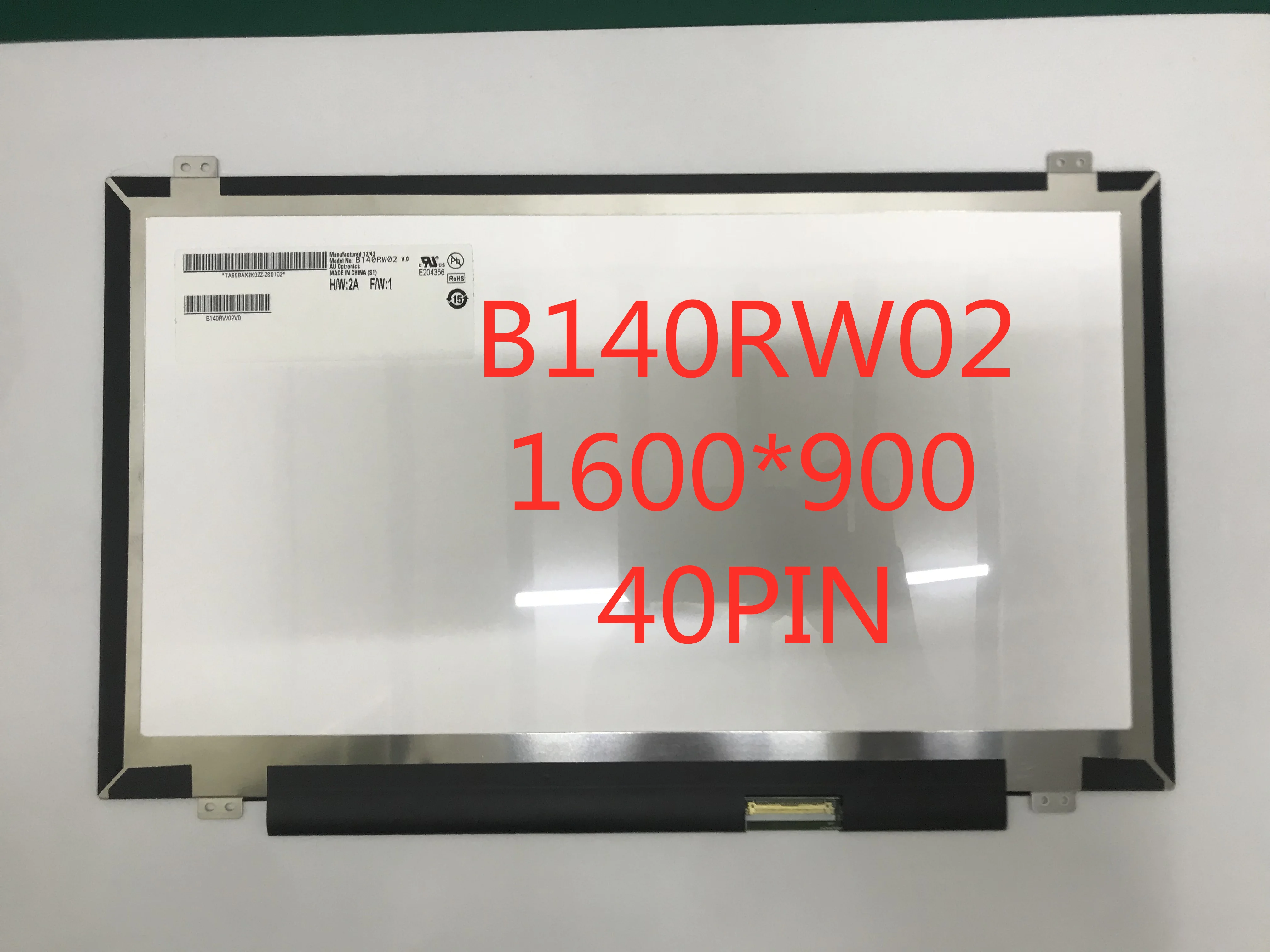 B140RW02 v.0 V.2 LP140WD2-TLD2 B140RTN03.1 LTN140KT03 ЖК-дисплей экран 1600*900 40 pin-код