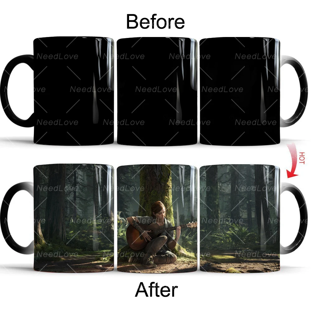 Последняя из нас: часть II меняющая цвет кофейная кружка керамическая чайная