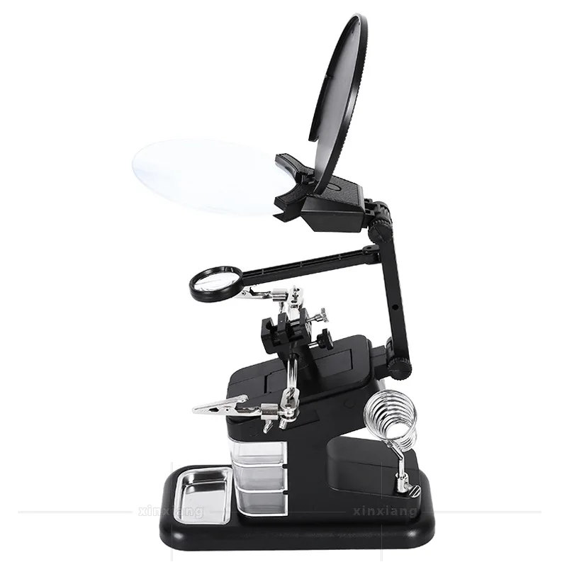 Настольная лупа 2 светодиодный сварочный инструмент светильник 3 ручная пайка