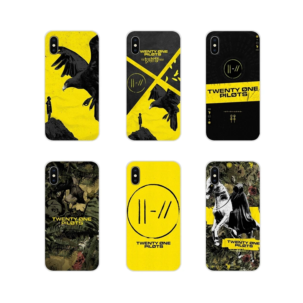 Мягкий прозрачный чехол для Samsung A10 A30 A40 A50 A60 A70 Galaxy S2 Note 2 3 Grand Core Prime Twenty One Pilots Trench Era