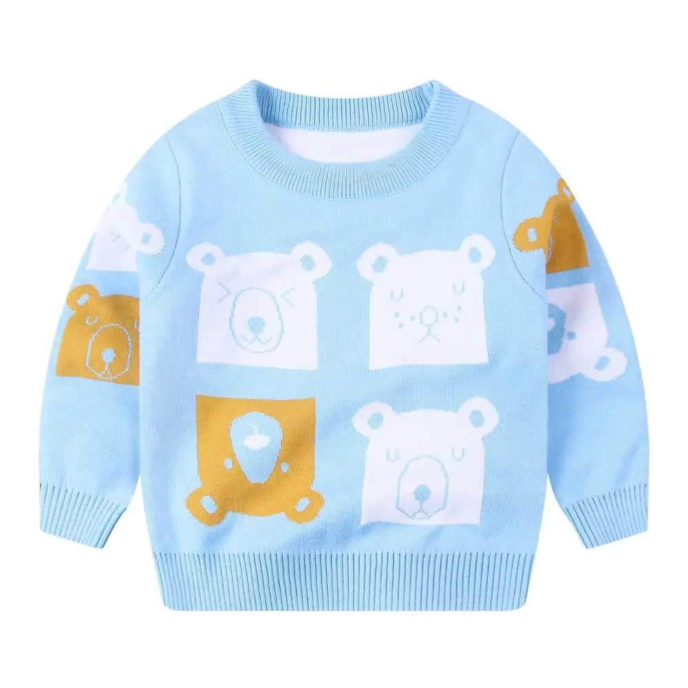 

JO&MI 2020 autumn and winter clothes new kids lovely colored sweaters