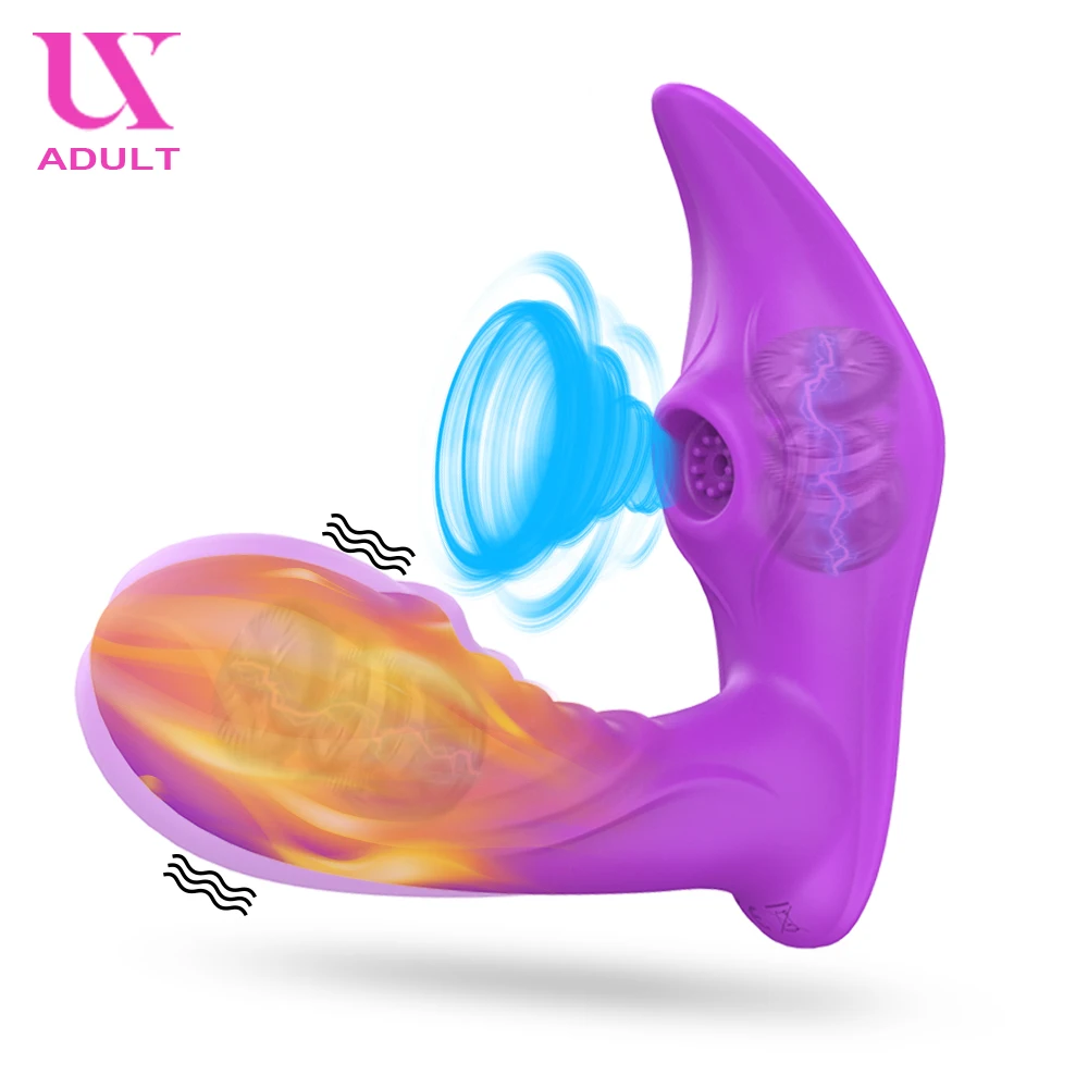 Влагалище сосание Отопление Вибратор Интимные Игрушки для женщин 10 Режимы дилдо