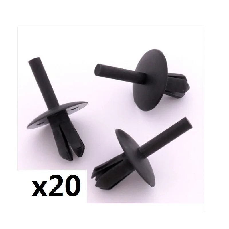 

20x For Iveco Kunststoffverkleidung Clips- Niete fur stobstange,schilde,schutz,rad