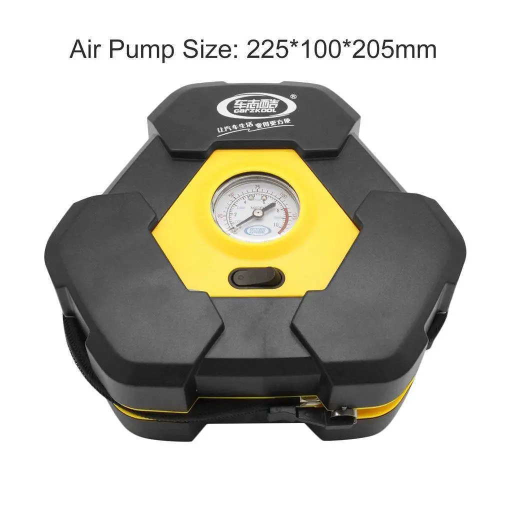 Воздушный компрессор надувной насос для автомобилей и велосипедов 12 В 100psi 35 л/мин