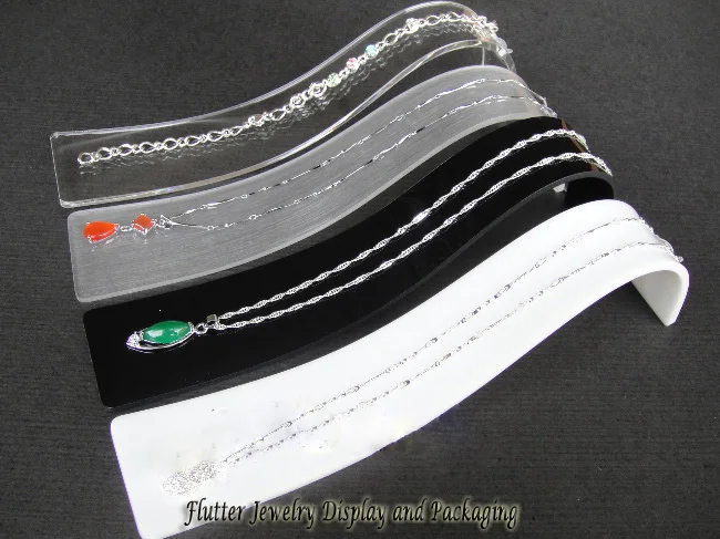 Горячая продажа акриловое Ожерелье Дисплей Стенд горизонтальный браслет