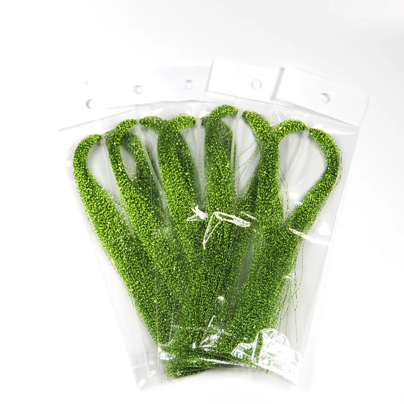 5 упаковок Голографическая мишура для рыбалки Яркая блестящая нить|holographic