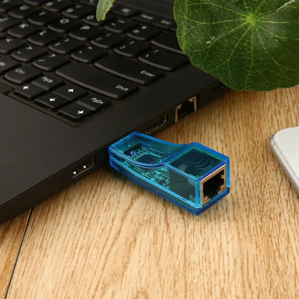 USB 1 к локальной сети RJ45 коммутатора Ethernet 10/100 Мбит/с сетевая карта адаптер для Win7