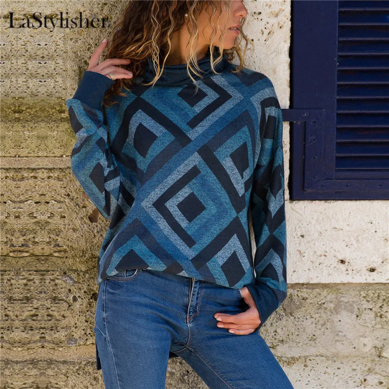 Новинка размера плюс повседневные топы для женщин женская осенняя водолазка